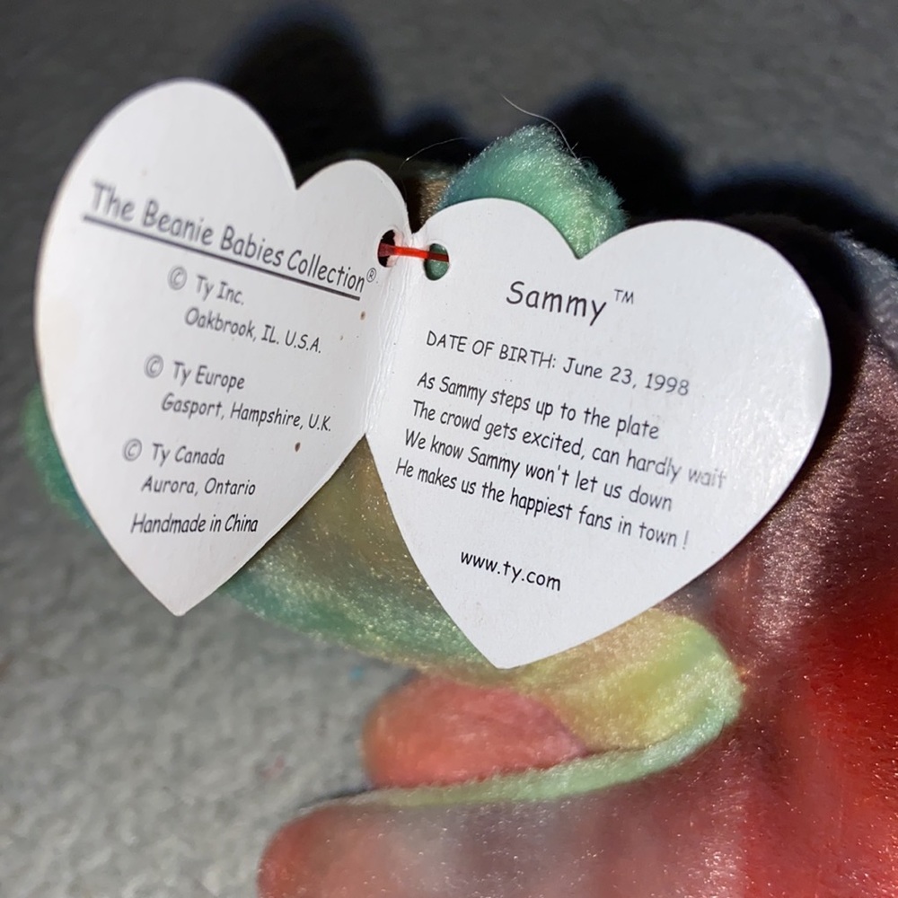 TY rainbow bear - Picture 3 of 6